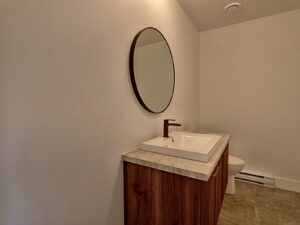 Ceci est une photo de la salle de bain, modèle Blü