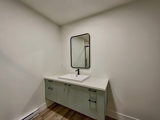 Ceci est une photo de la salle de bain, modèle Le Repère au Vertendre